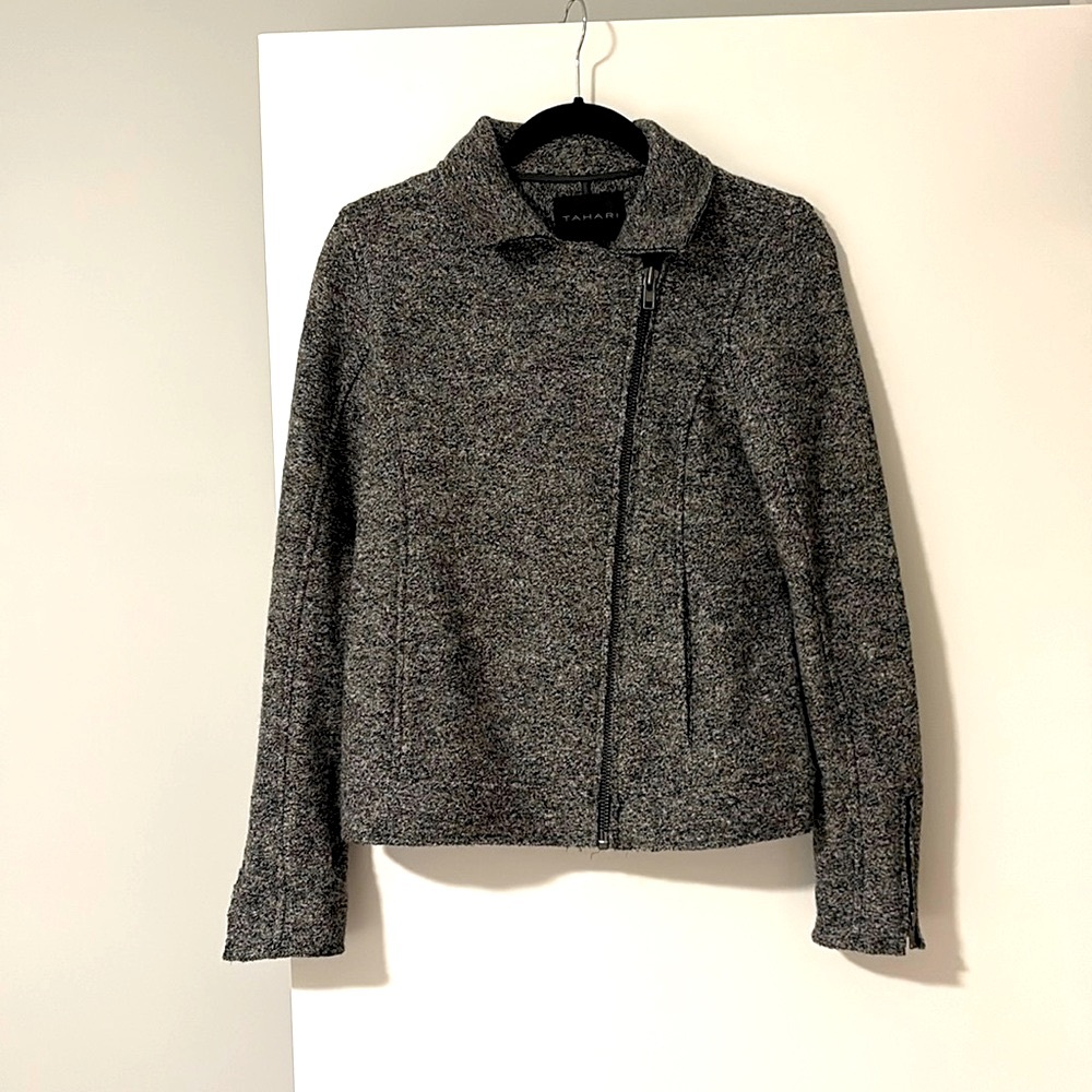 EUC Tahari Moto Jacket - SMALL